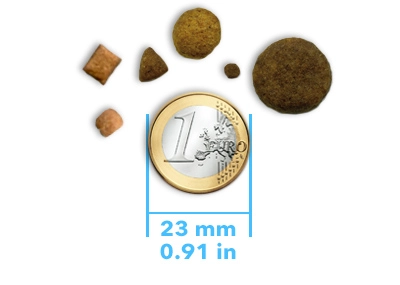 1 euro = 23 mm